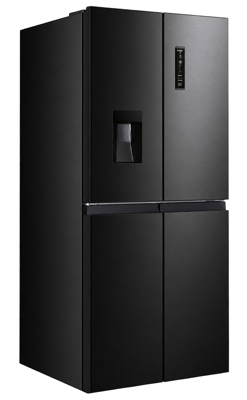 Schwarzer French-Door-Kühlschrank