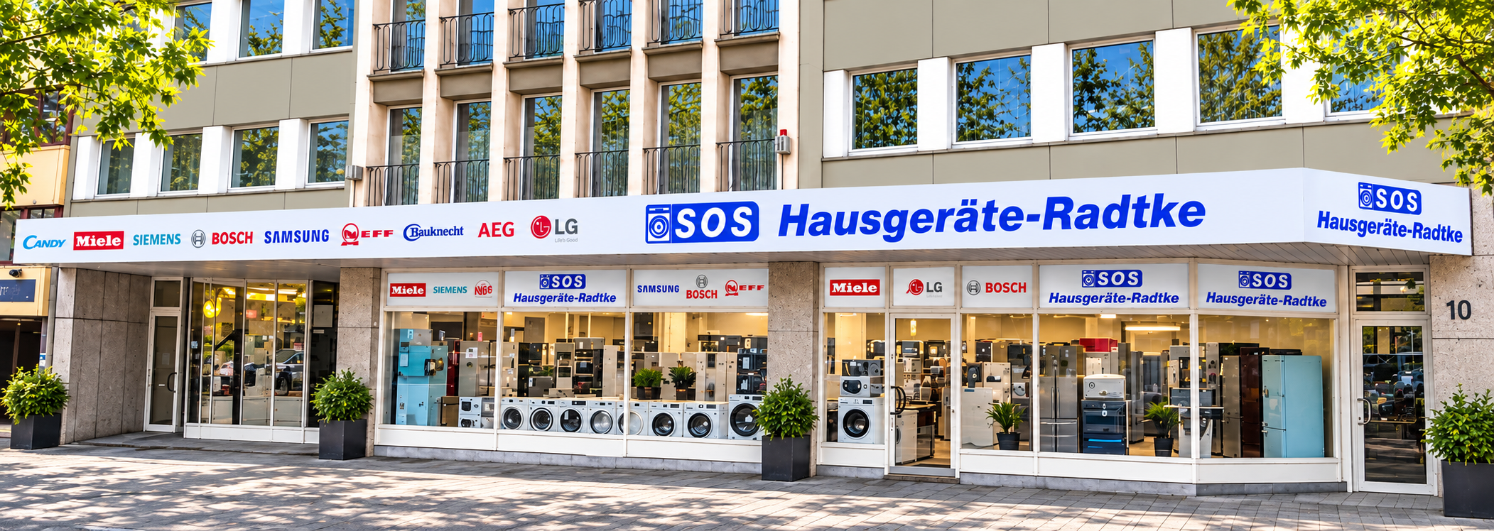 Außenansicht von SOS Hausgeräte Radtke in Düsseldorf
